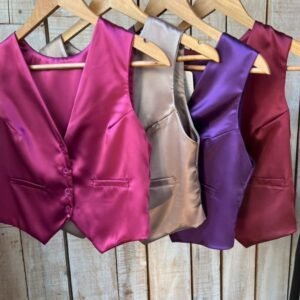 Chalecos de satén