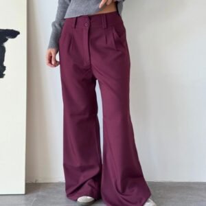 Pantalón sastrero Blur bordó