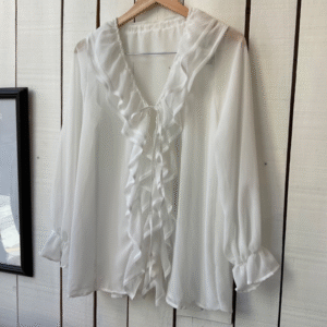 Camisa volados muselina