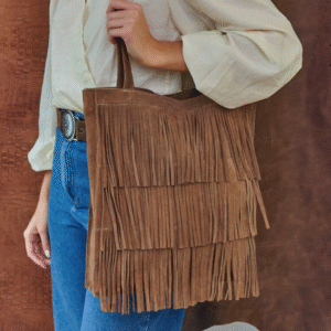 Cartera con flecos