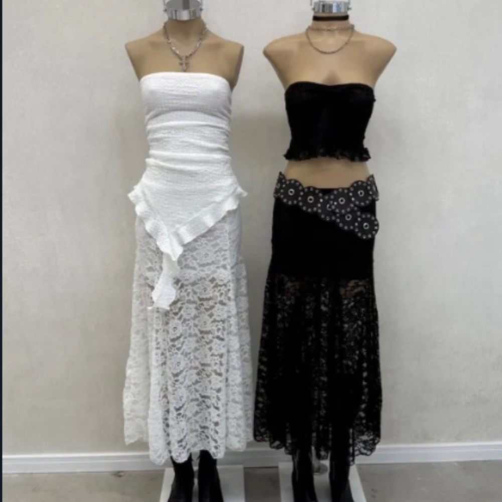 Falda larga de encaje - Image 6