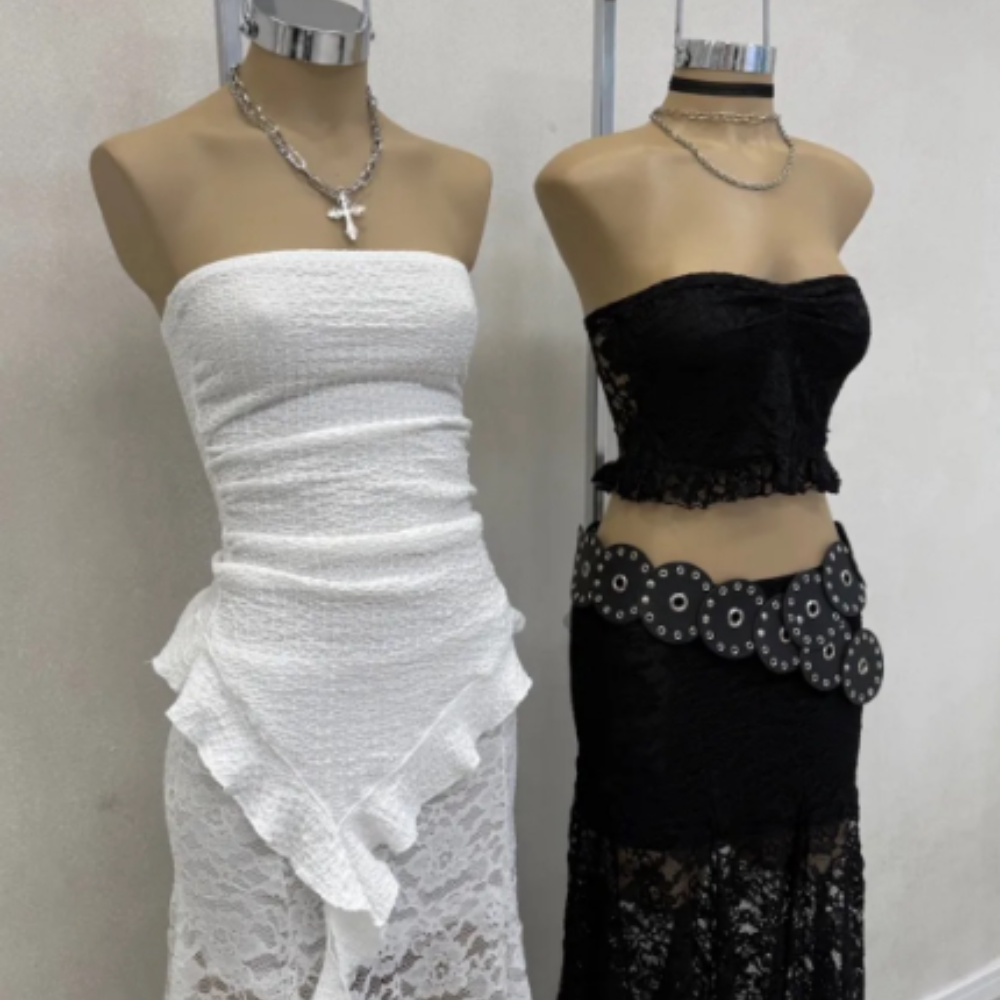 Falda larga de encaje - Image 5