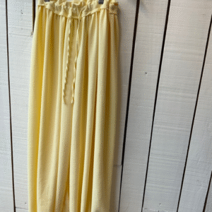 Pantalón muselina amarillo