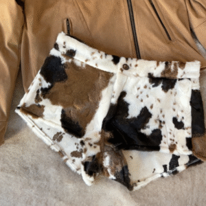 Short Cow de piel